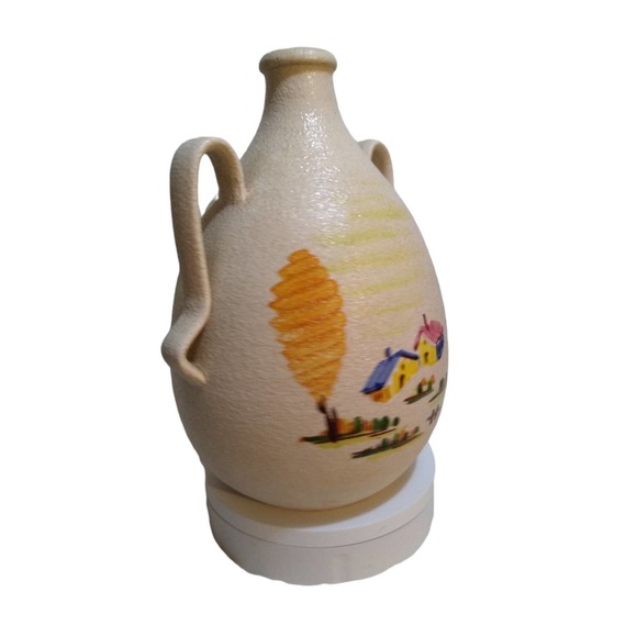 Hand painted Italy Pottery Two Handled Jug By CE AS ALBISOLA for Marsala Florio - Picture 9 of 12